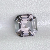 Faceted Gray Spinel Gemstone